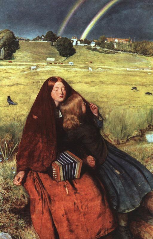 Sir John Everett Millais The Blind Girl oil painting picture